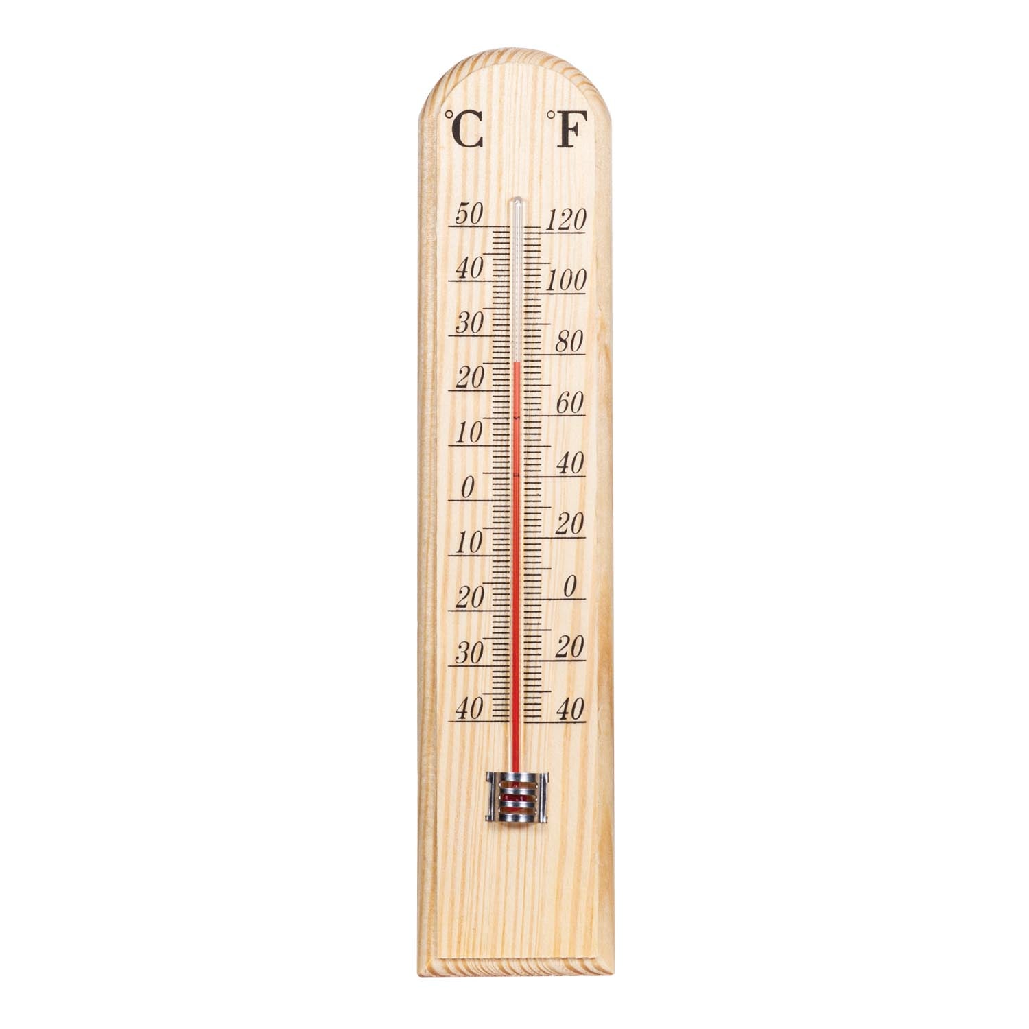 Wall Thermometer – Wood – 25cm