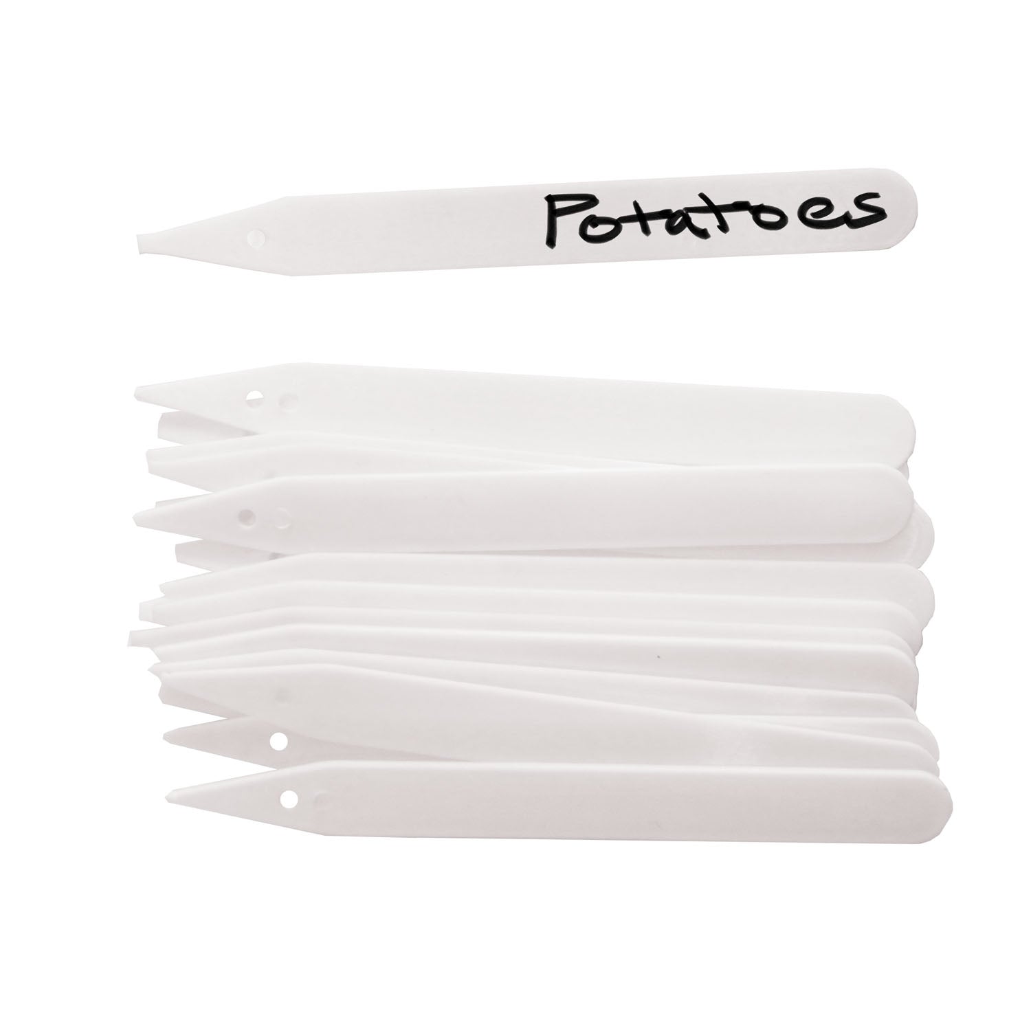 Plastic Plant Labels with pencil 13cm Pk 25