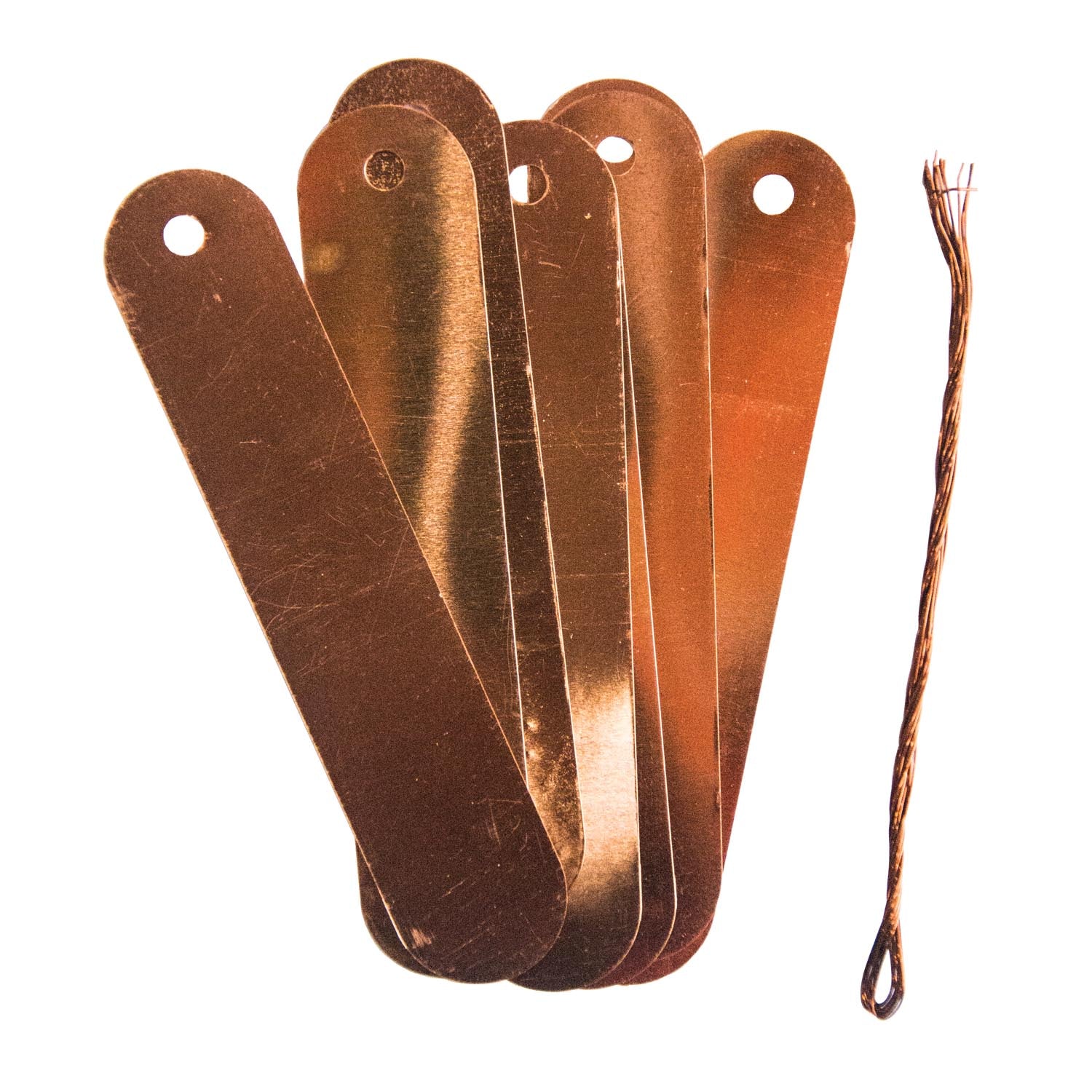 Copper Plant Tags 9.5cm Pk10