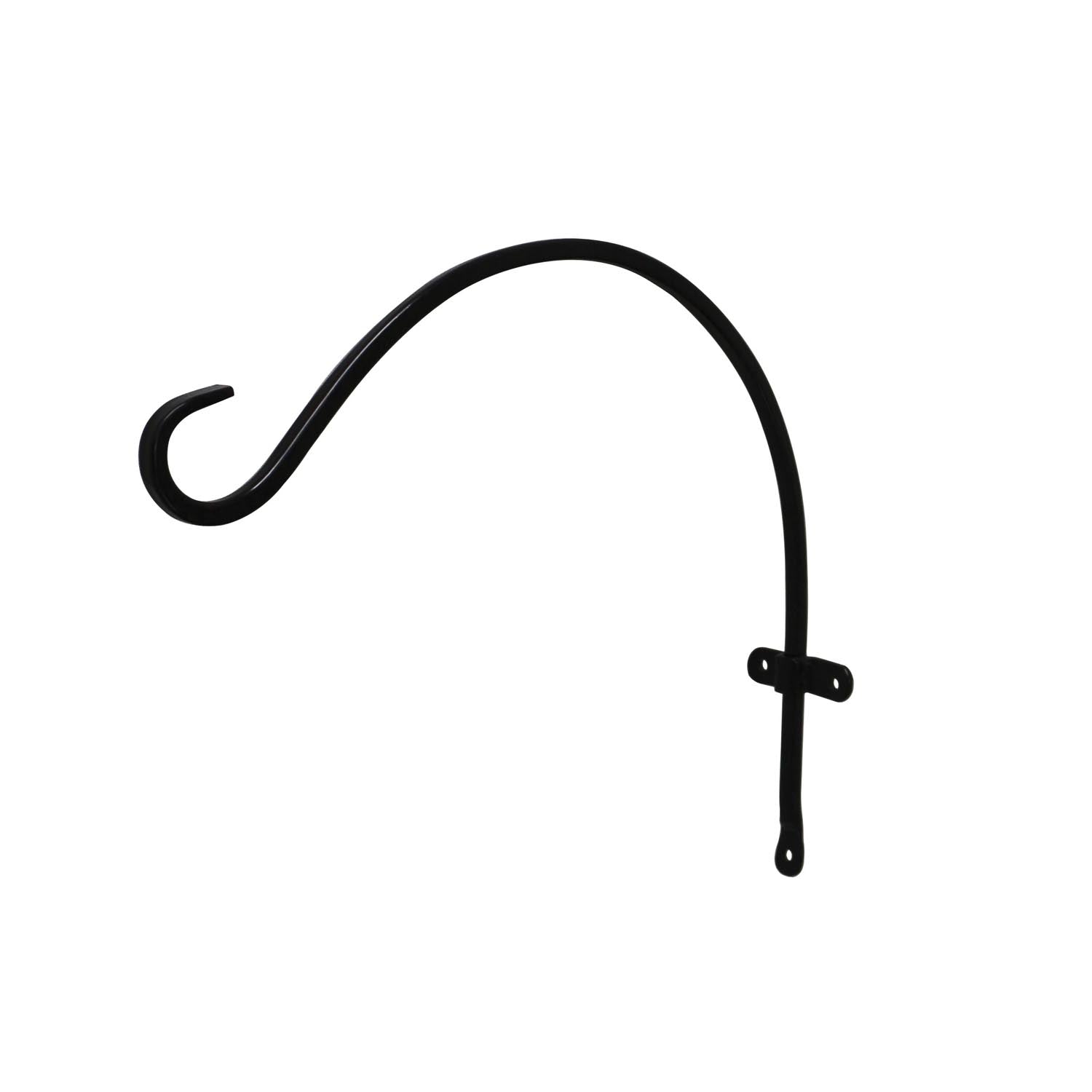 Blacksmith Round Wall Bracket 30cm – Black